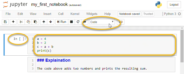 The Jupyter Notebook Interface Problem Solving With Python