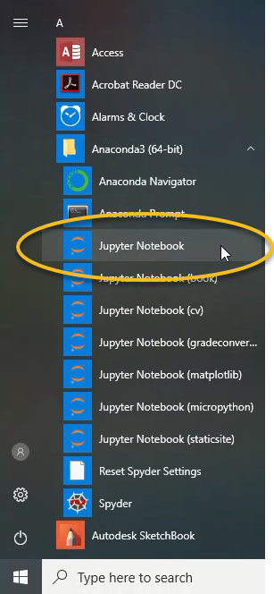 conda install jupyter notebook